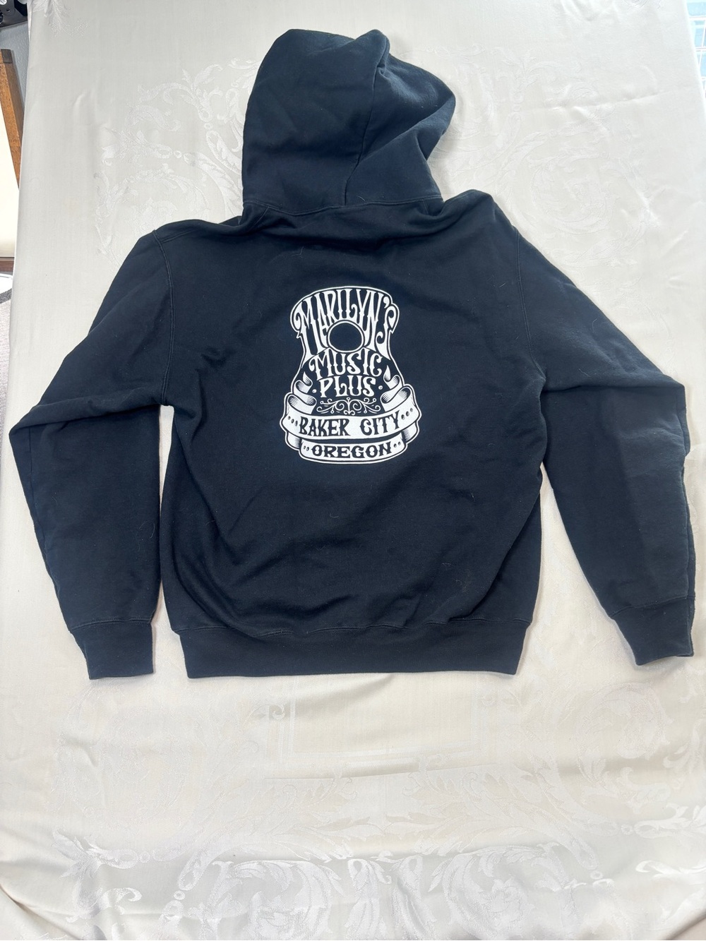 Black Hoodie - Baker City Oregon Graphic